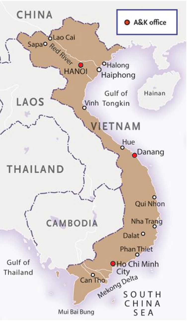 Vietnam Map
